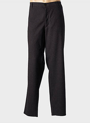 Pantalon slim țesătură melanj mărime normală negru PIONIER bărbat