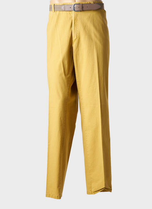 Pantalon chino galben LUIGI MORINI bărbat