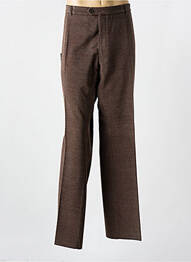Pantalon drept croială dreaptă maro NINO LORETTI homme