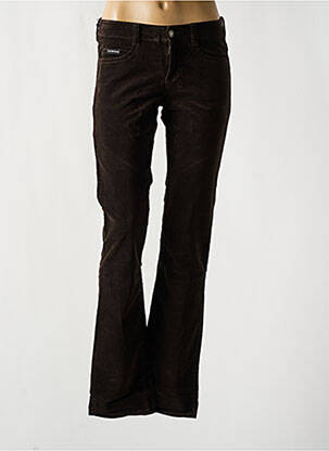 Pantalon drept elasticitate talie joasă maro CALVIN KLEIN femeie