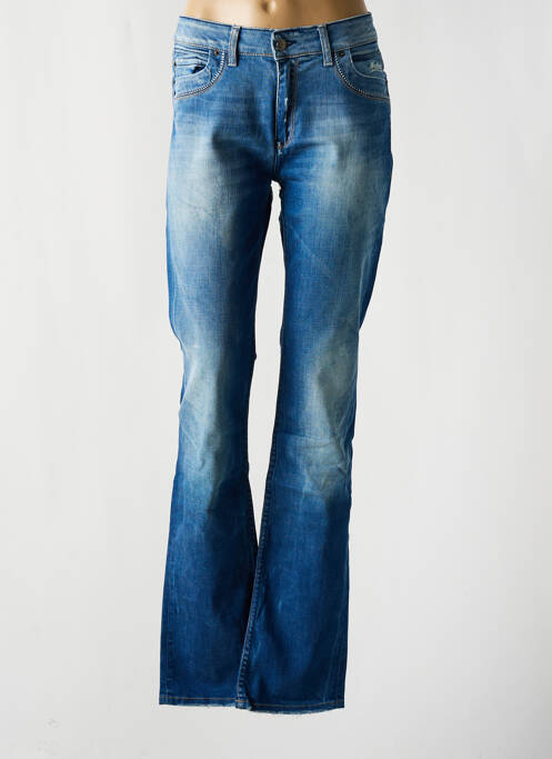 Blugi cu croială dreaptă albastru MC LEM femeie