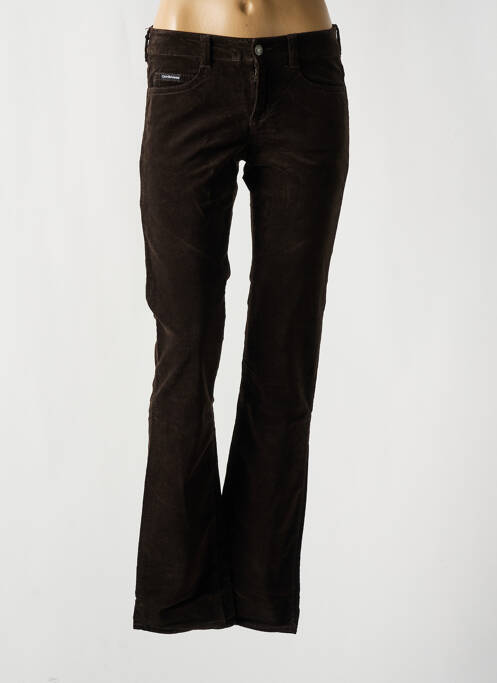 Pantalon drept maro CALVIN KLEIN femeie