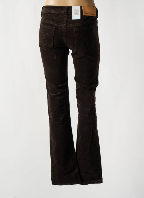 Pantalon drept maro CALVIN KLEIN femeie