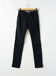 Pantalon slim țesătură poplin mărime normală negru MISS SIXTY femme