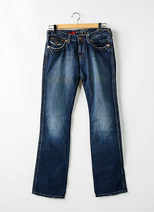Blugi bootcut buzunare talie joasă albastru RWD femeie