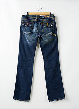 Blugi bootcut buzunare talie joasă albastru RWD femeie