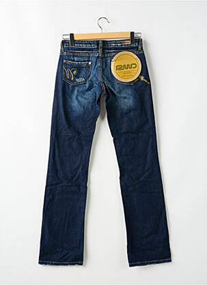 Blugi bootcut buzunare talie joasă albastru RWD femeie