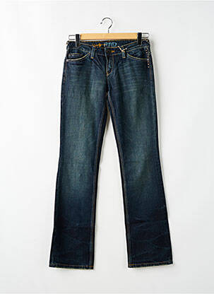 Blugi bootcut buzunare talie joasă albastru RWD femeie