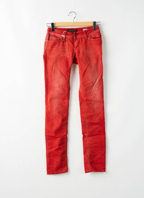 Blugi cu croială slim talie joasă talie joasă roșu SALSA femme