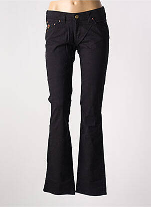 Blugi bootcut buzunare talie joasă negru LOIS femeie