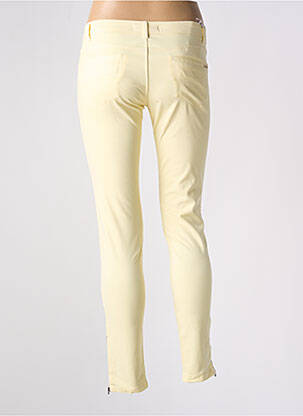 Blugi skinny elasticitate talie joasă galben SUD EXPRESS femeie