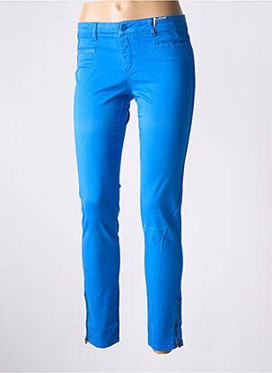 Blugi skinny elasticitate talie joasă albastru SUD EXPRESS femeie