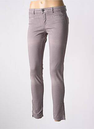 Blugi skinny elasticitate talie joasă gri SUD EXPRESS femeie