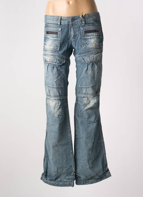 Blugi cu croială evazată albastru DDP femeie