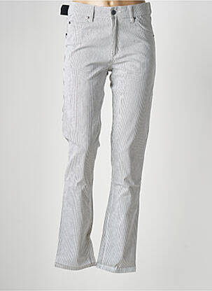 Pantalon slim țesătură poplin mărime normală alb CHEAP MONDAY femeie
