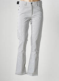 Pantalon slim țesătură poplin mărime normală alb CHEAP MONDAY femeie