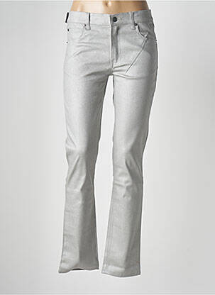 Blugi cu croială slim argintiu CHEAP MONDAY femeie