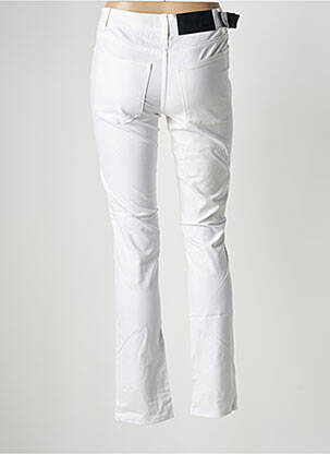 Pantalon slim țesătură poplin mărime normală alb CHEAP MONDAY femeie