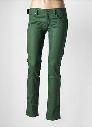 Pantalon slim elasticitate mărime normală verde CHEAP MONDAY femeie