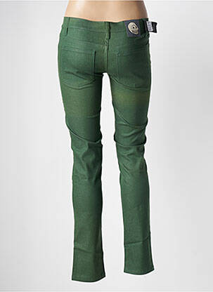Pantalon slim elasticitate mărime normală verde CHEAP MONDAY femeie