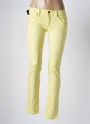 Pantalon slim talie joasă talie joasă galben CHEAP MONDAY femeie