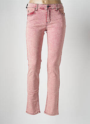 Blugi cu croială slim roz CHEAP MONDAY femeie