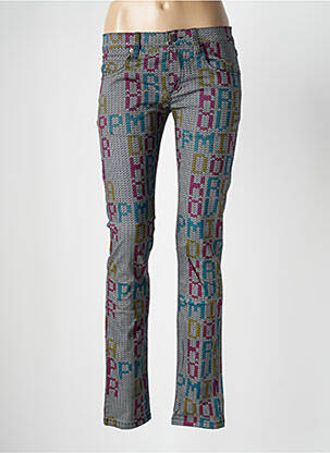 Pantalon slim țesătură poplin mărime normală negru CHEAP MONDAY femeie