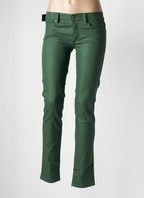 Pantalon slim elasticitate mărime normală verde CHEAP MONDAY femme