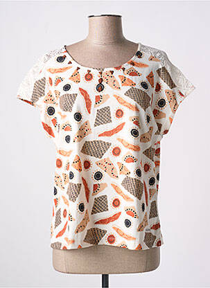 Tricou bej AGATHE & LOUISE femeie