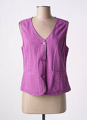 Vestă fără mâneci violet AGATHE & LOUISE femeie