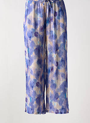 Pantalon larg albastru AGATHE & LOUISE femeie