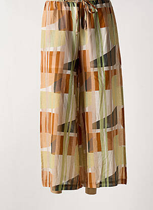 Pantalon larg maro L'ATELIER D'ANNA femeie