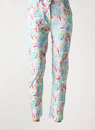 Blugi cu croială slim albastru AGATHE & LOUISE femeie