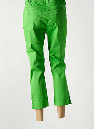 Pantalon trei sferturi elasticitate mărime normală verde AGATHE & LOUISE femeie