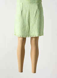 Fustă scurtă croială dreaptă verde AGATHE & LOUISE femme