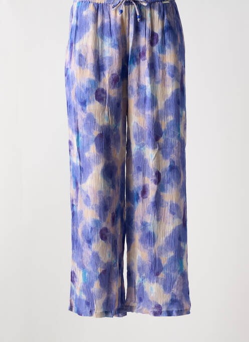 Pantalon larg albastru AGATHE & LOUISE femeie