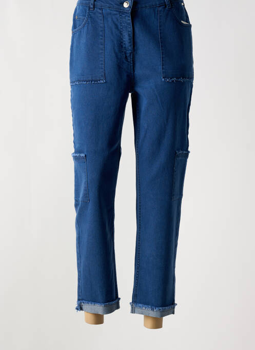 Blugi cu croială dreaptă albastru AGATHE & LOUISE femeie
