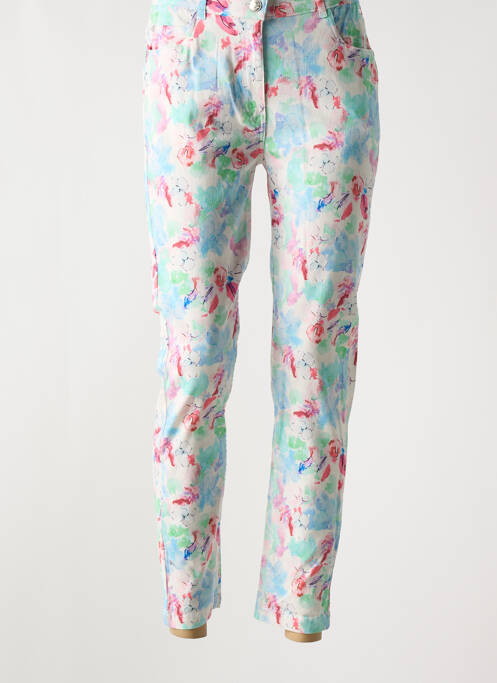 Blugi cu croială slim albastru AGATHE & LOUISE femeie