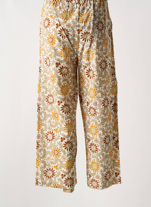 Pantalon larg bej AGATHE & LOUISE femeie