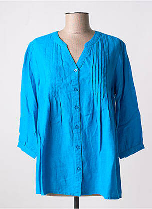 Tunică mâneci lungi albastru AGATHE & LOUISE femeie