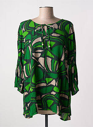 Tunică mâneci lungi verde AGATHE & LOUISE femeie