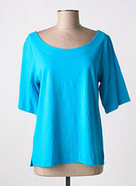 Tricou elasticitate mâneci scurte albastru AGATHE & LOUISE femeie