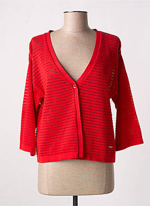 Vestă cu mâneci lungi roșu AGATHE & LOUISE femeie