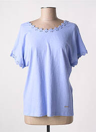 Tricou elasticitate mâneci scurte violet AGATHE & LOUISE femeie
