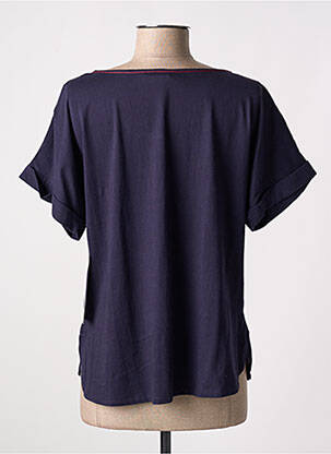Tricou imprimeu fantezie mâneci scurte albastru AGATHE & LOUISE femeie
