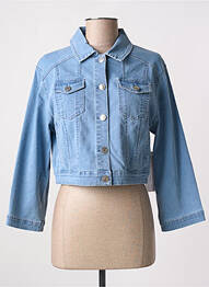 Jachete casual buzunare albastru AGATHE & LOUISE femme