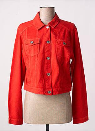 Jachete casual buzunare portocalie AGATHE & LOUISE femeie