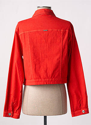 Jachete casual buzunare portocalie AGATHE & LOUISE femeie