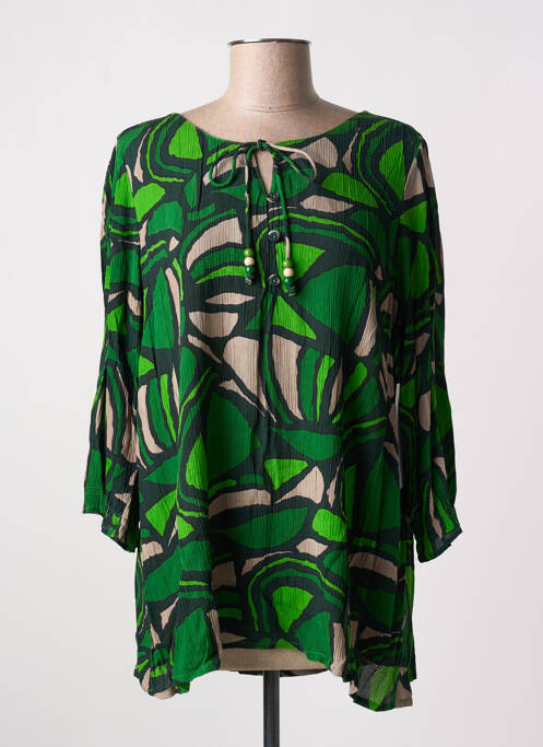 Tunică mâneci lungi verde AGATHE & LOUISE femeie