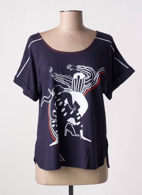 Tricou albastru AGATHE & LOUISE femeie